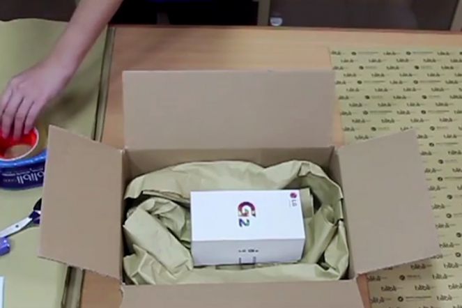packing kardus tidak mudah pecah